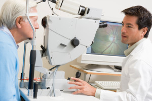 Doctor Checking Patient's Eyes